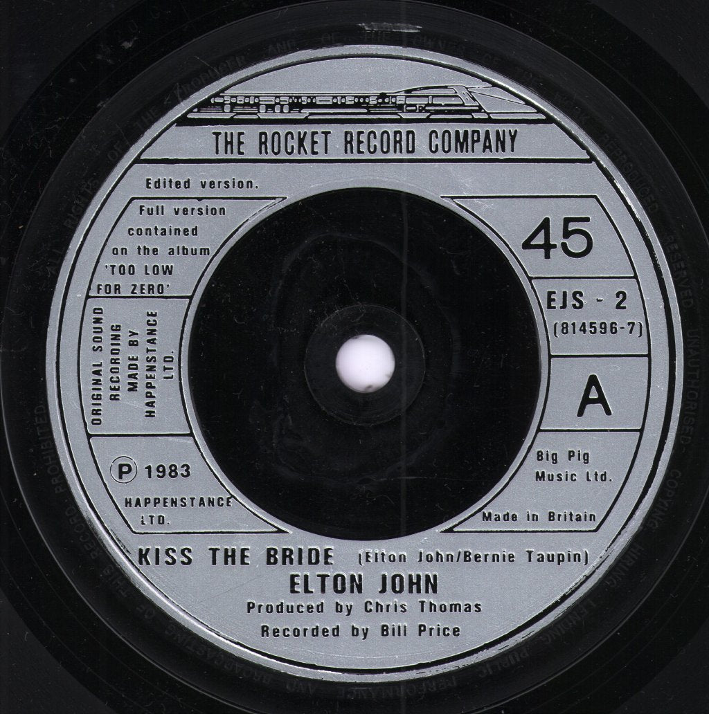 Elton John - Kiss The Bride - 7 Inch