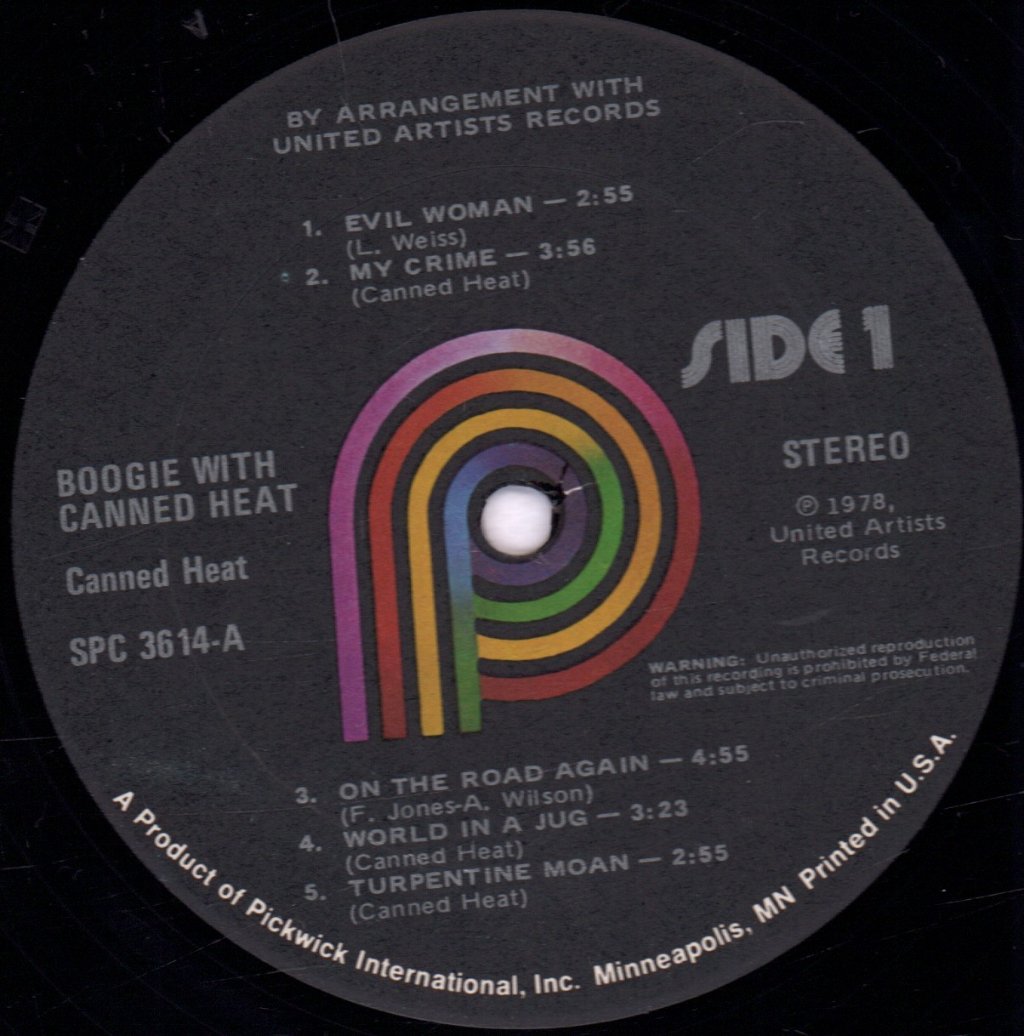 Canned Heat - Boogie With - Lp