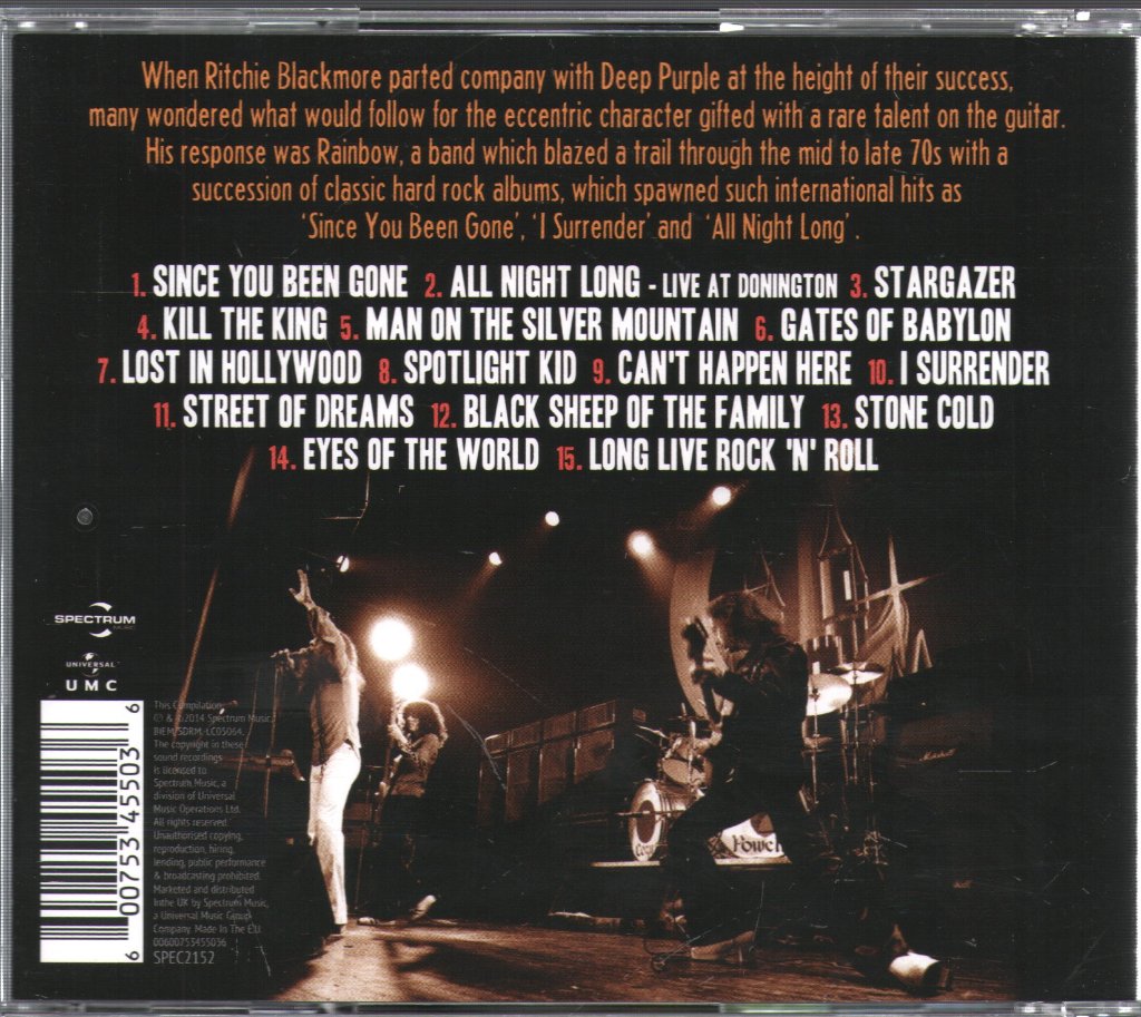 Rainbow - Since You Been Gone The Best Of - Cd