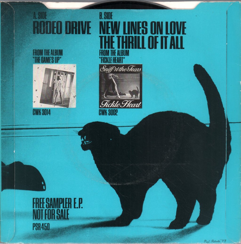 Sniff N The Tears - Rodeo Drive - 7 Inch
