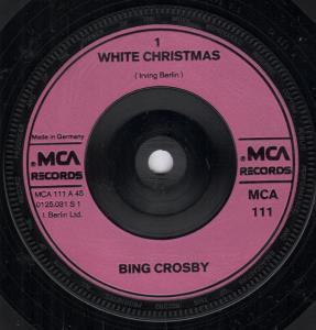 Bing Crosby - White Christmas - 7 Inch