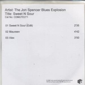 Jon Spencer Blues Explosion - Sweet N Sour - Cdr