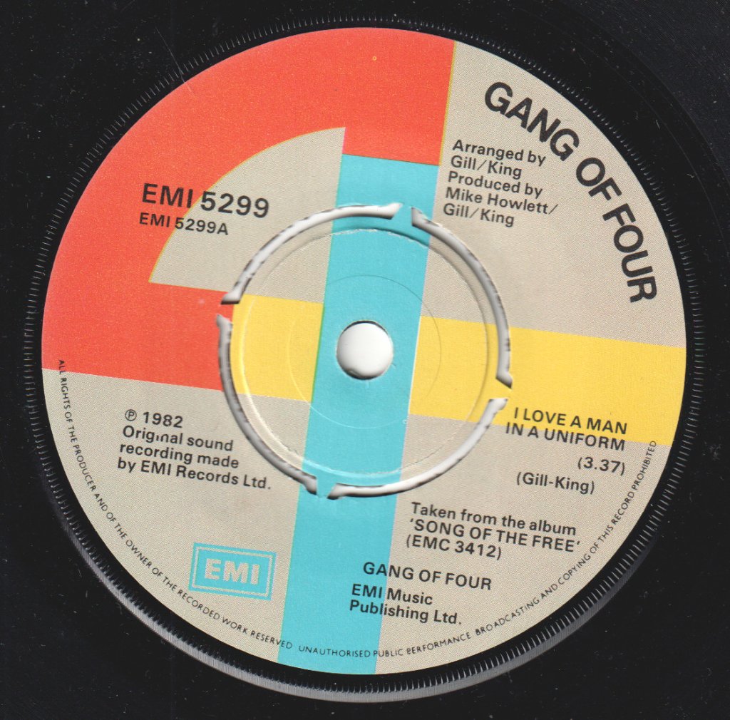 Gang Of Four - I Love A Man In A Uniform - 7 Inch