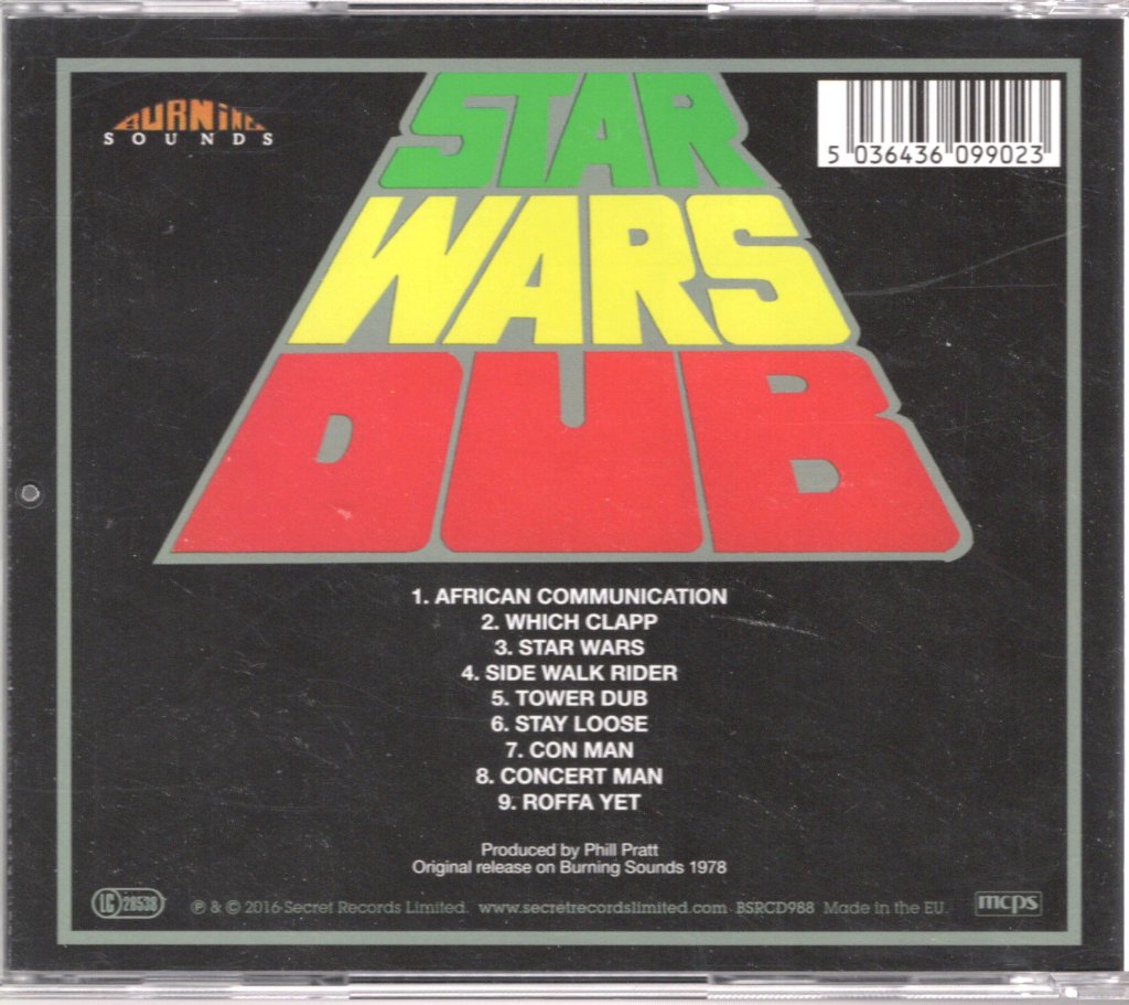 Phill Pratt - Star Wars Dub - Cd