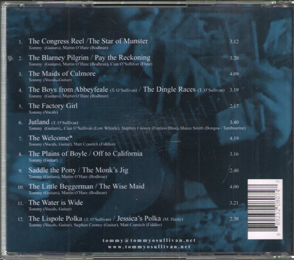 Tommy O'Sullivan - Legacy - Cd