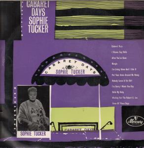 Sophie Tucker - Cabaret Days - Lp
