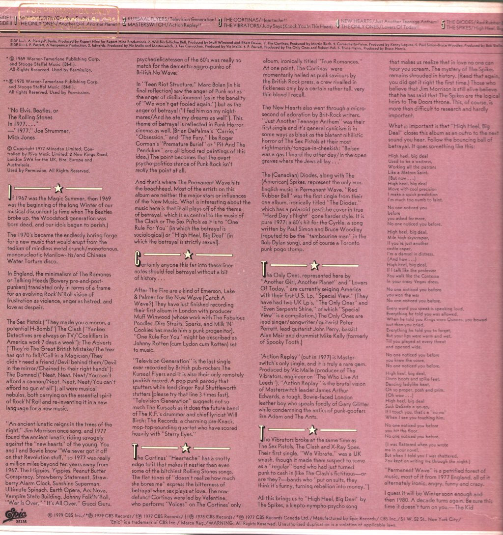 Various Artists - Permanent Wave - Lp