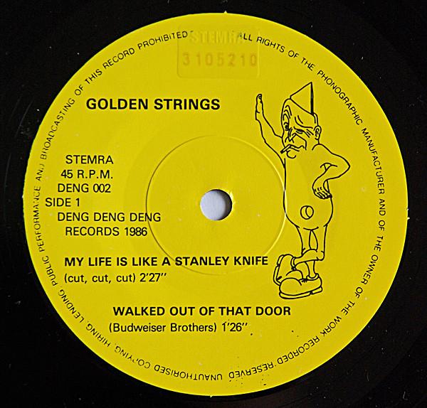 Buy Off The Bar / Golden Strings - split release - 7 Inch