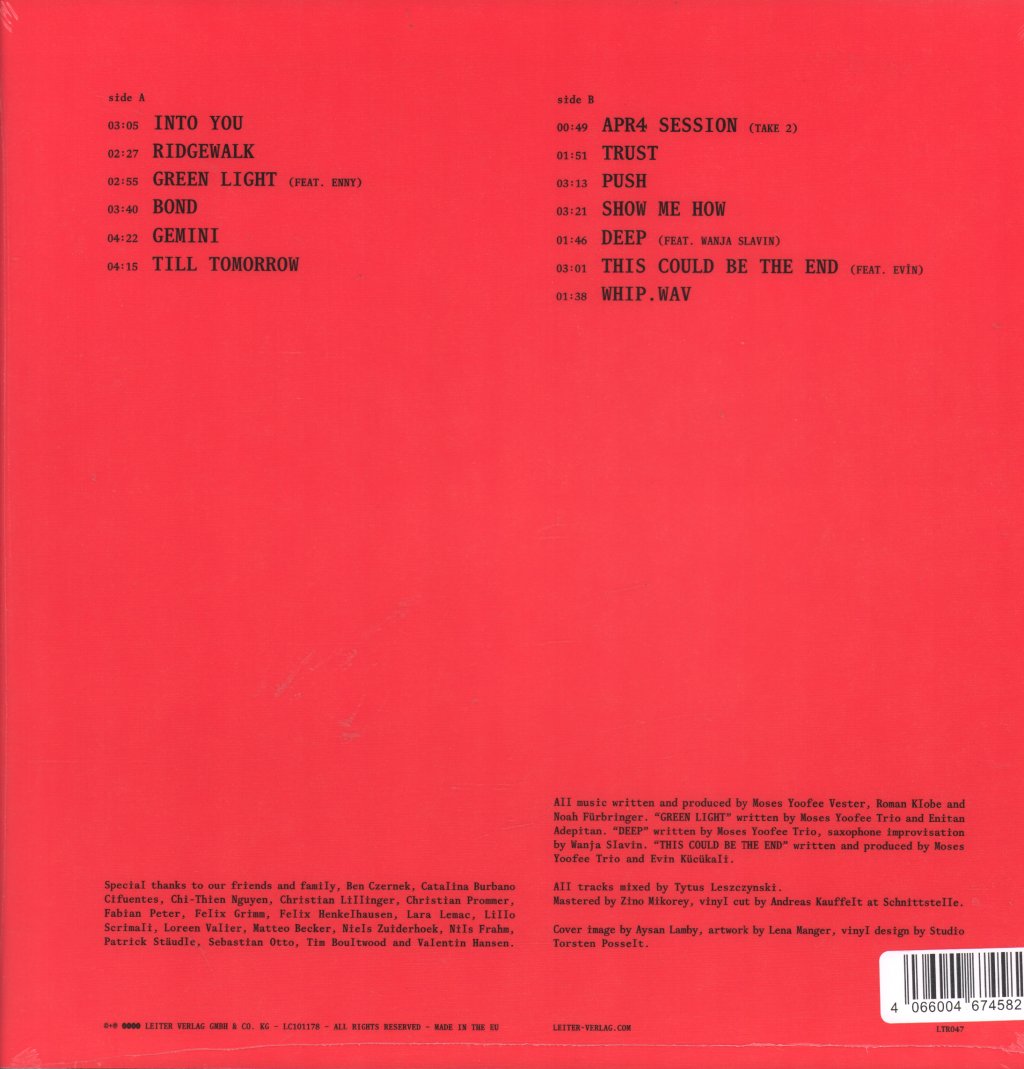 Moses Yoofee Trio - MYT - Lp