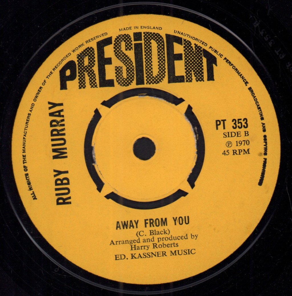 Ruby Murray - I Will Wait For You - 7 Inch