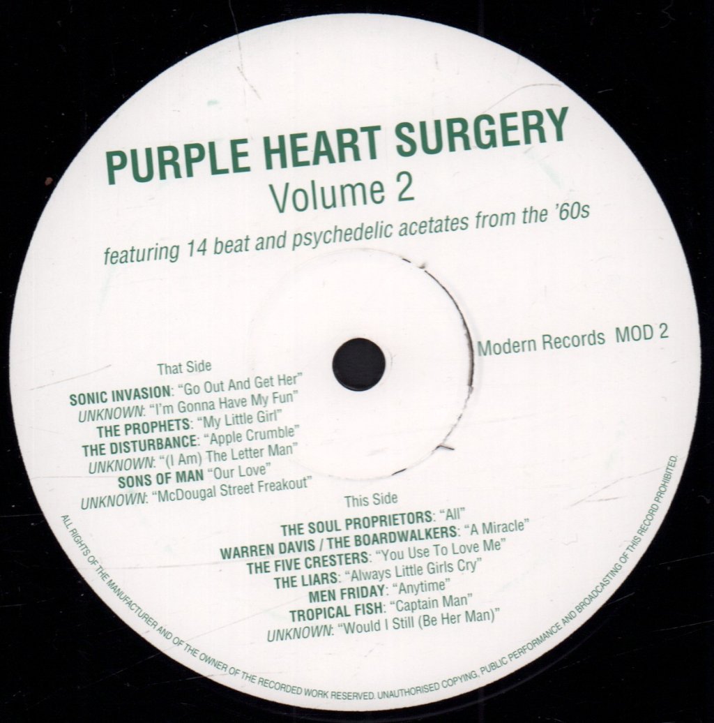 Purple Heart Surgery - Volume 2 - Lp