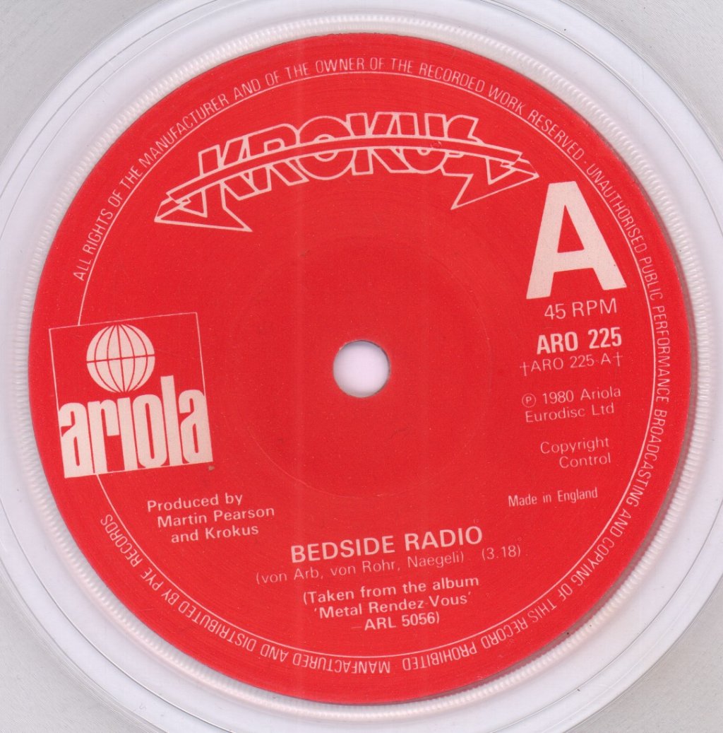 Krokus - Bedside Radio - 7 Inch
