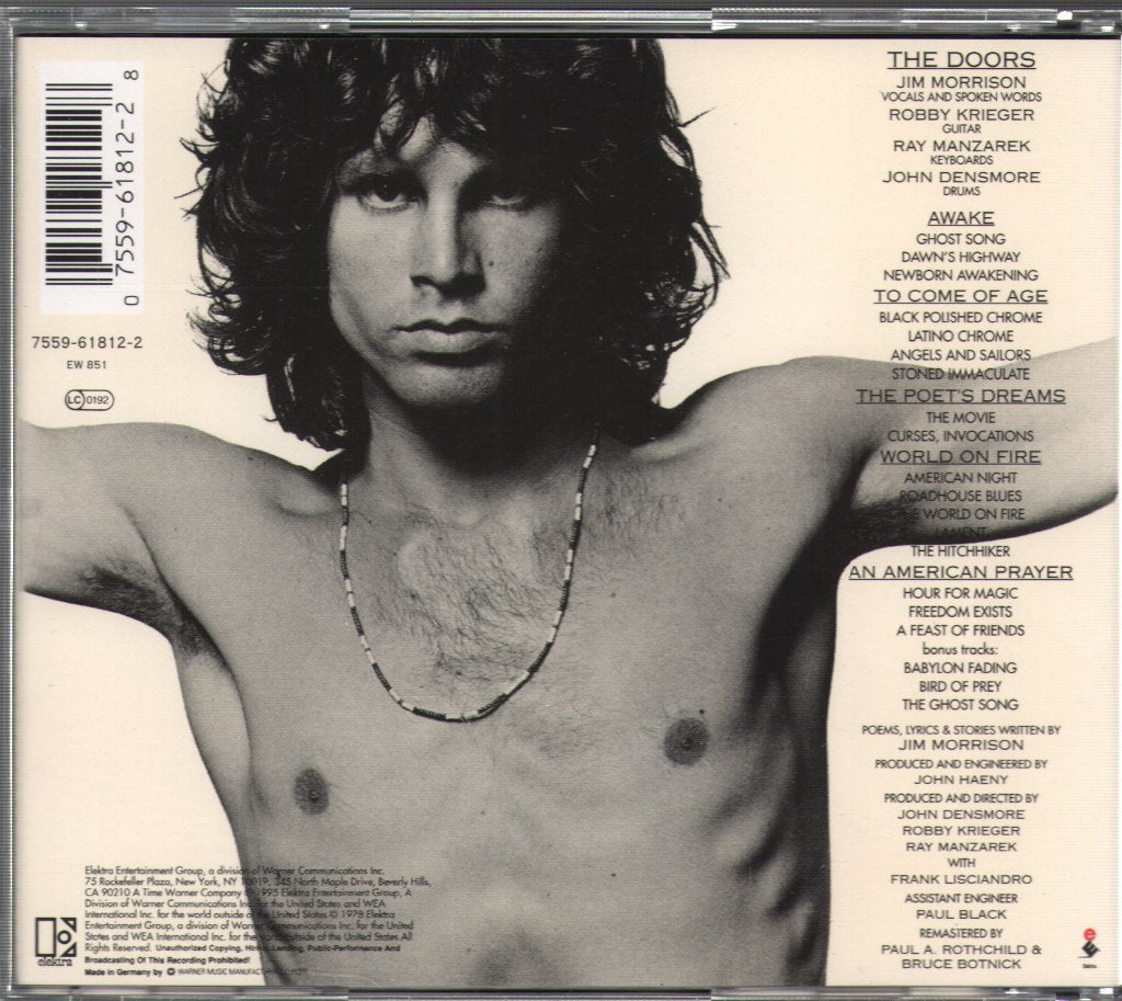 Doors - An American Prayer - Cd