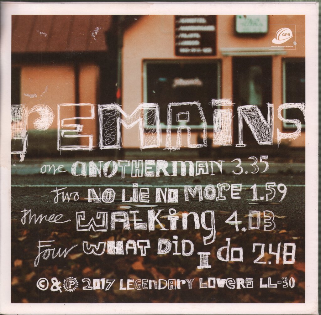 Legendary Lovers - Remains - 10 Inch