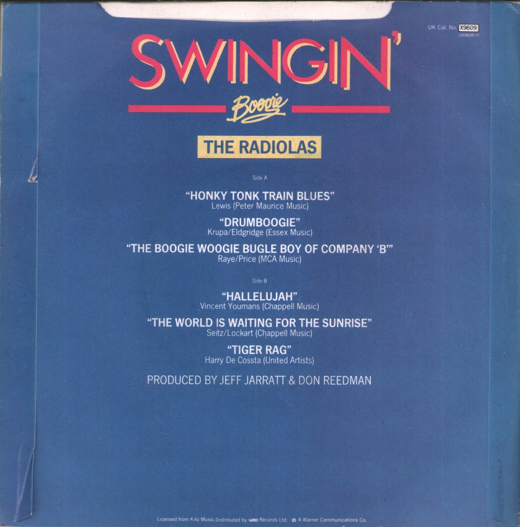 Radiolas - Swingin' Boogie / Hallelujah - 7 Inch