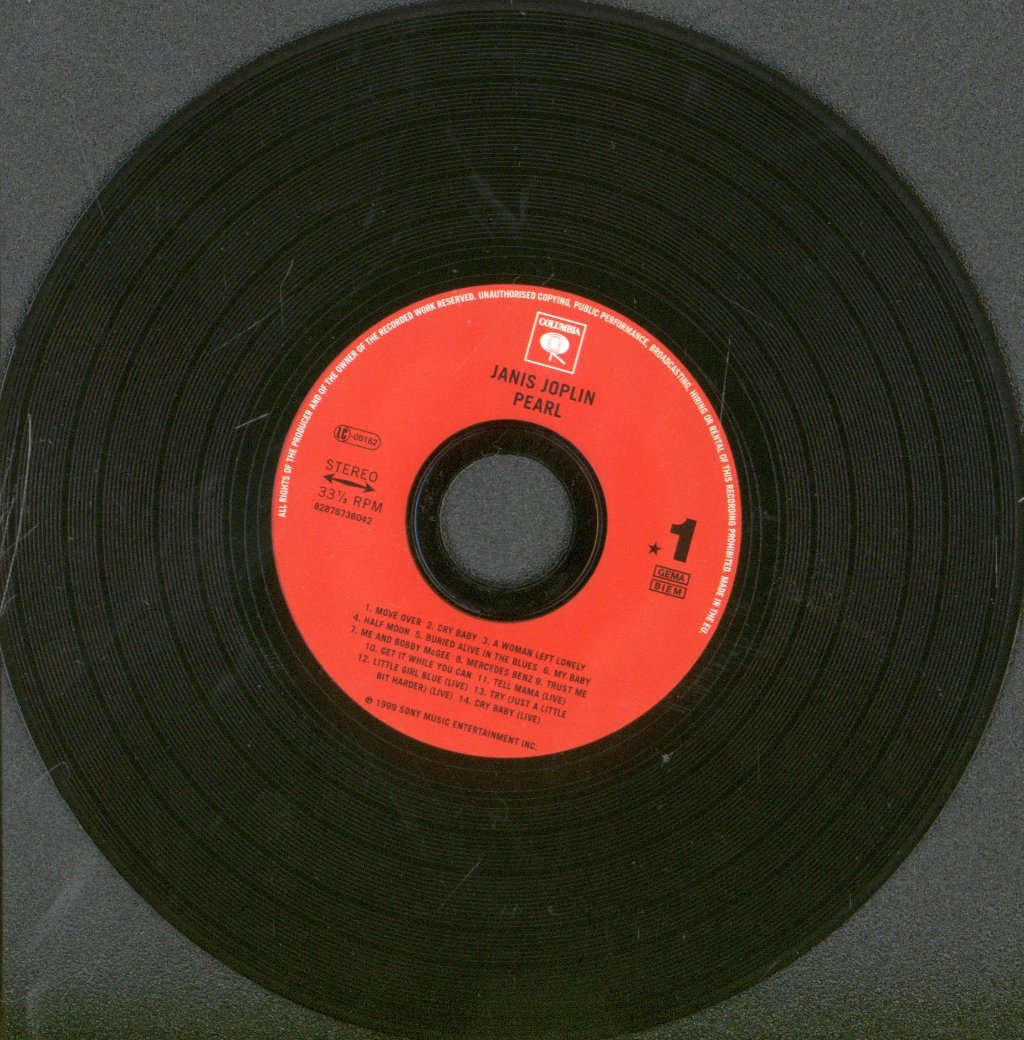 Janis Joplin - Pearl - Cd