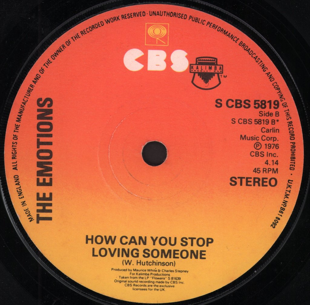 Emotions - I Don't Wanna Lose Your Love - 7 Inch