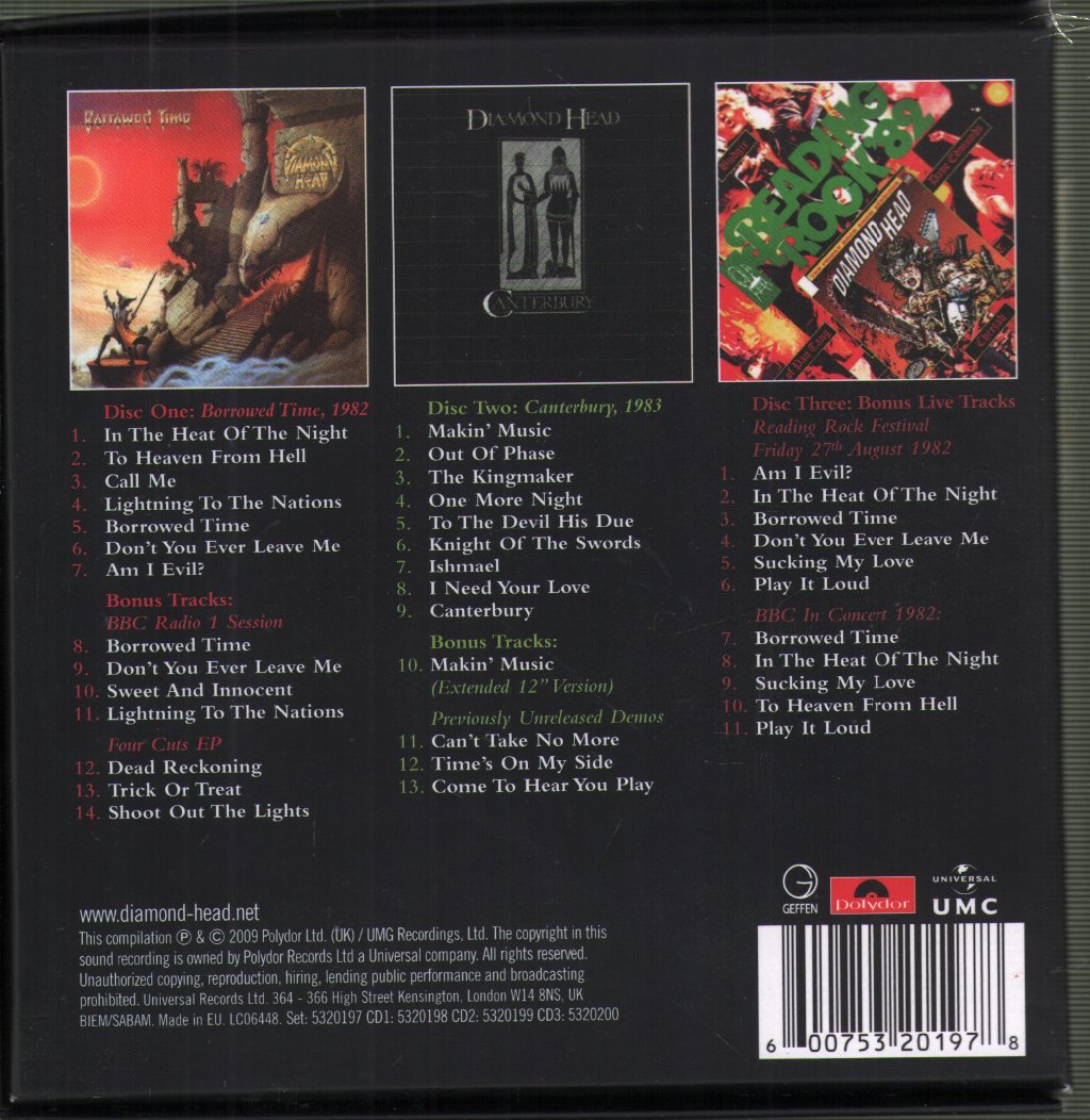 Diamond Head (Nwobhm Group) - MCA Years - Cd Box Set