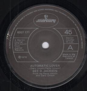 Dee D.jackson - Automatic Lover - 7 Inch