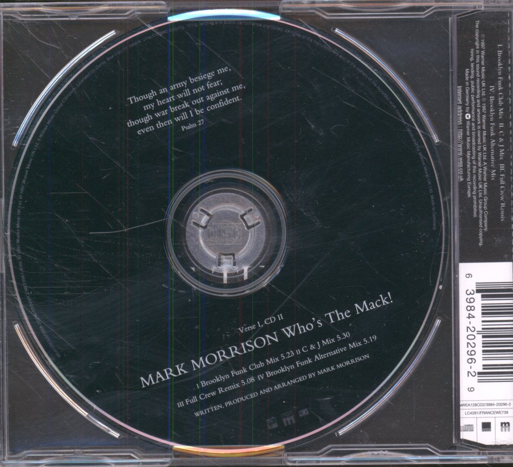 Mark Morrison - Who's The Mack (Verse 1, CD II) - Cd