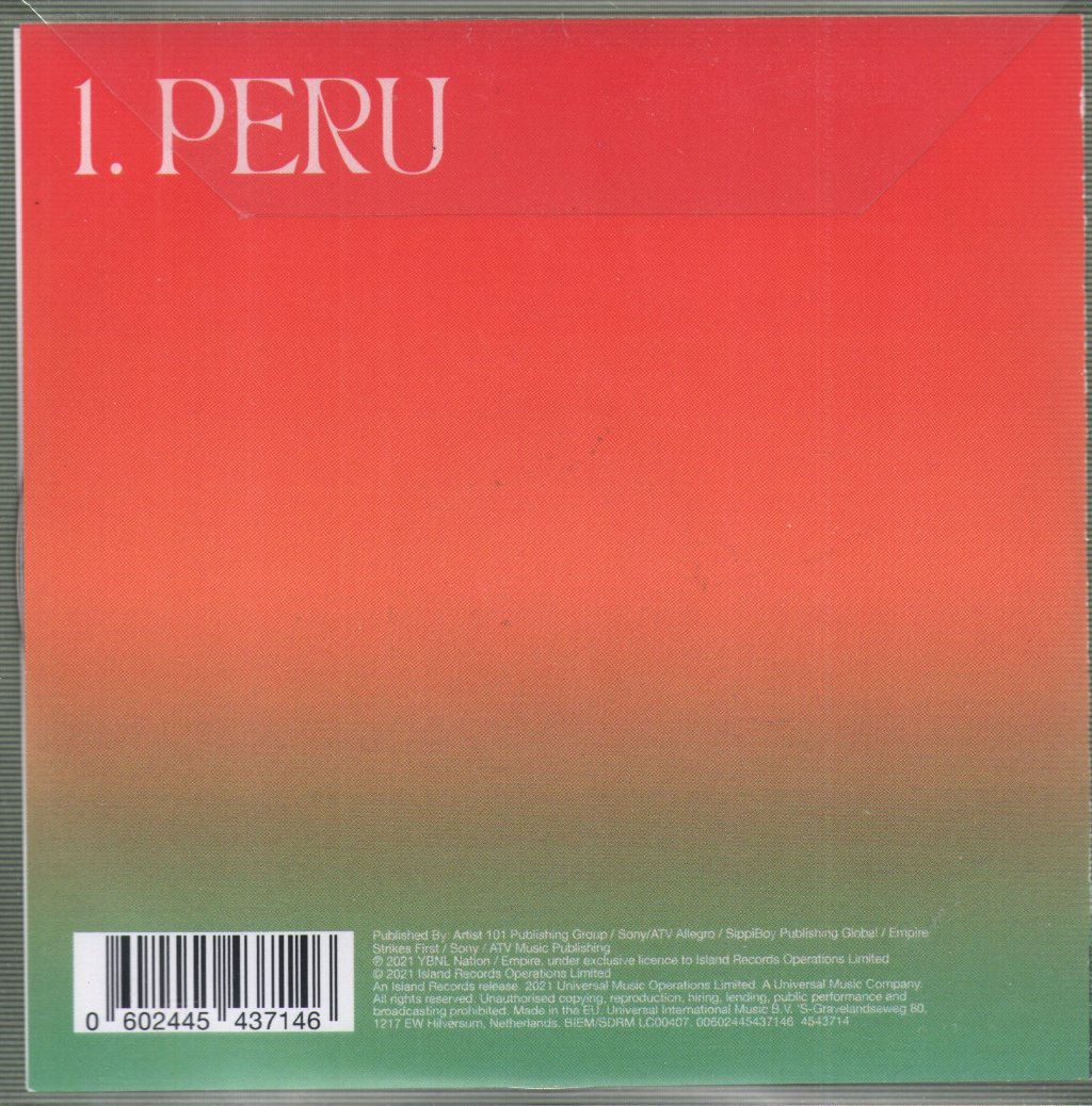Fireboy Dml and Ed Sheeran - Peru - Cd