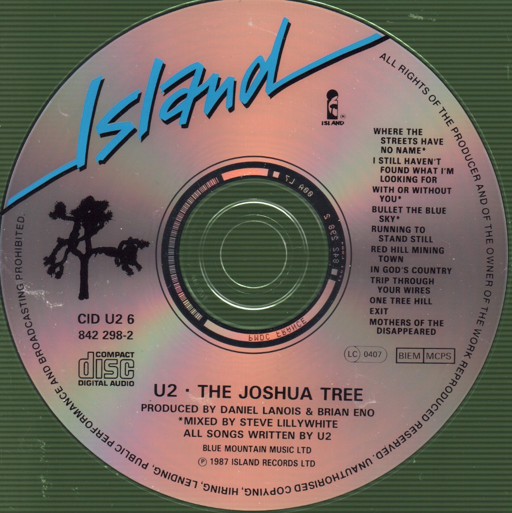 U2 - Joshua Tree - Cd