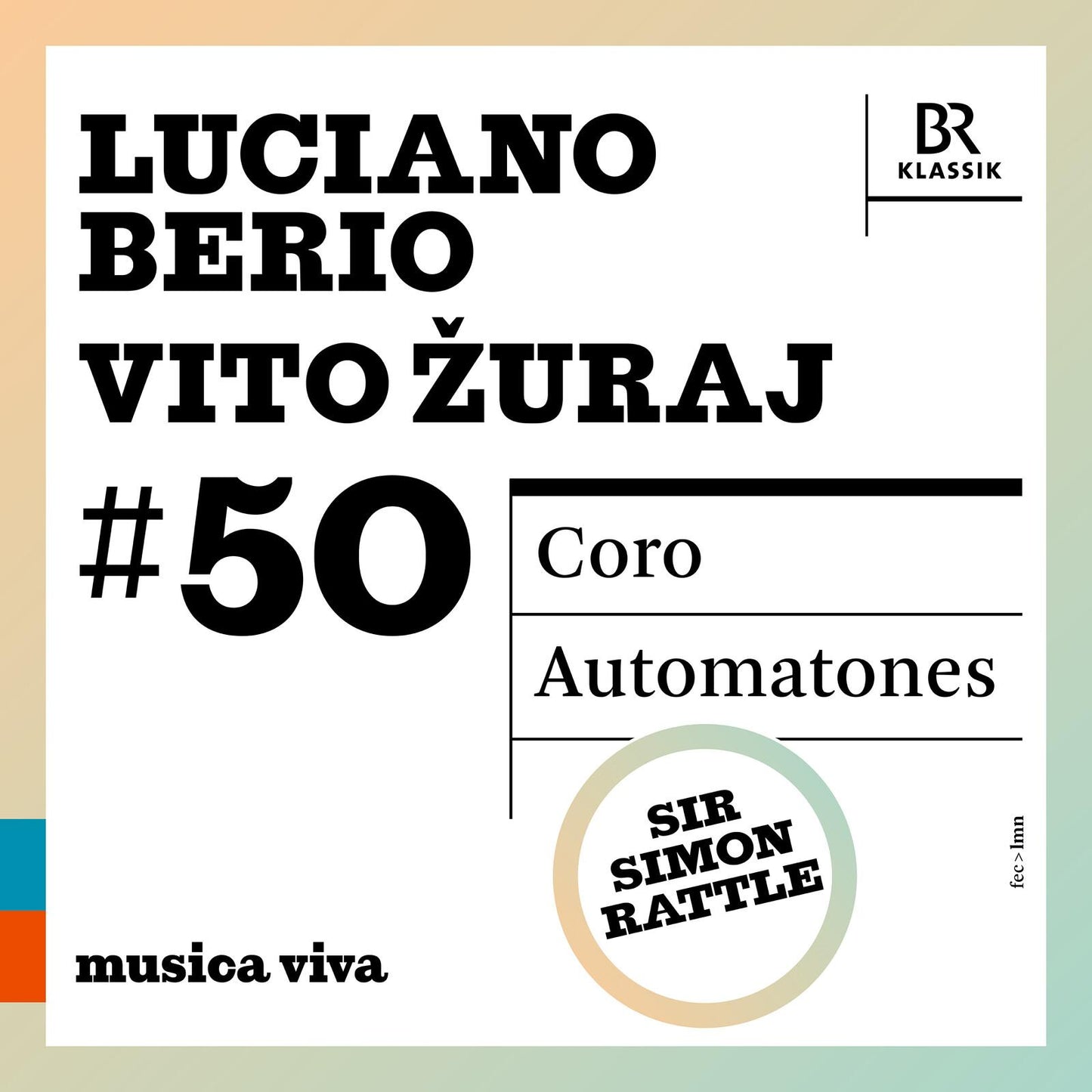 Luciano Berio - Musica Viva, Vol. 50 (Live) - Cd