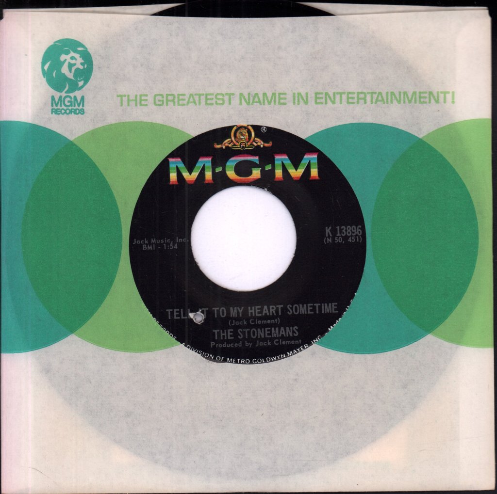 Stonemans - Cimarron / Tell It To My Heart Sometime - 7 Inch