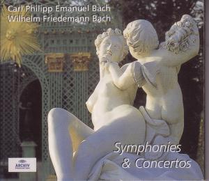 Carl Philip Emanuel Bach/Wilhelm Friedmann Bach - Symphonies And Concertos - Cd