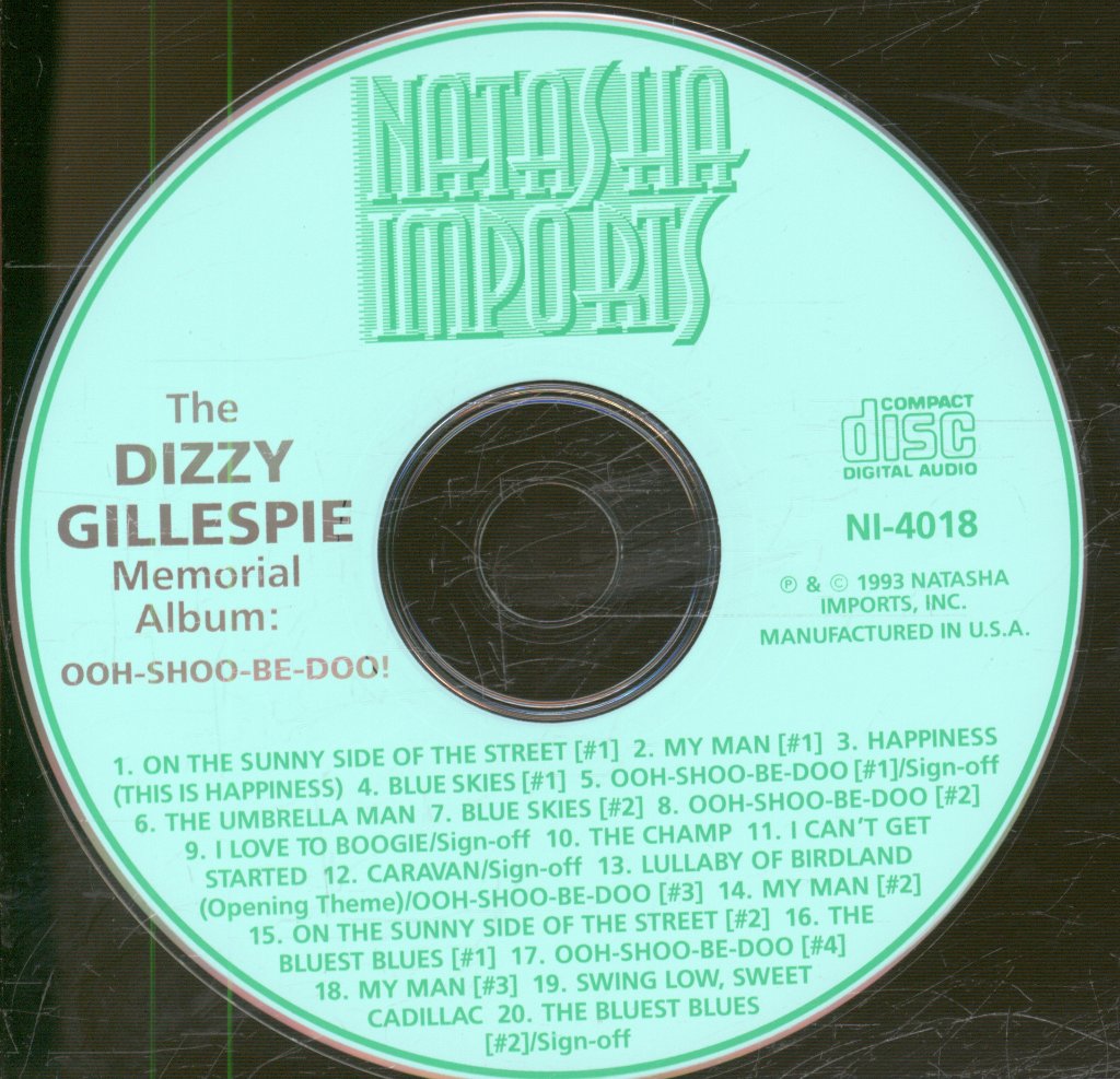 Dizzy Gillespie - Dizzy Gillespie Memorial Album: Ooh-Shoo-Be-Doo - Cd
