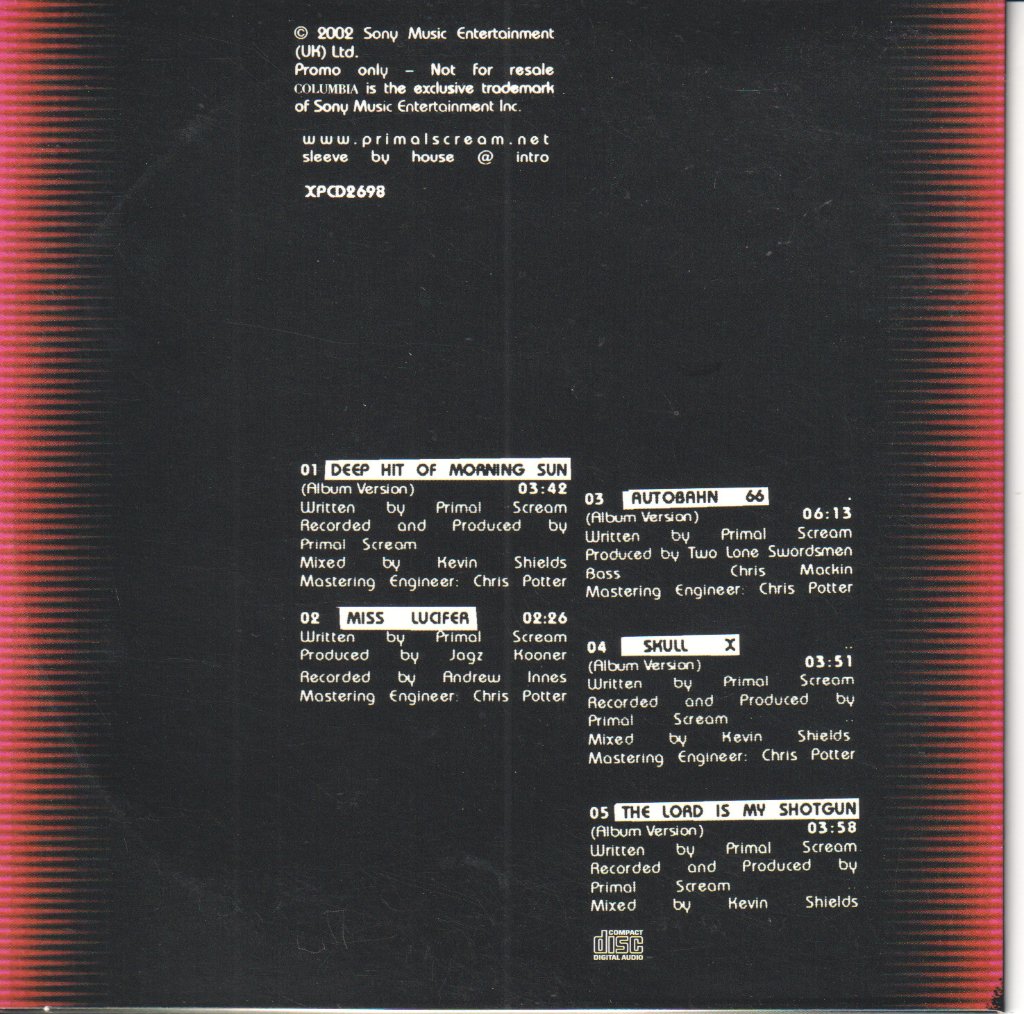Primal Scream (Scottish Group) - Evil Heat Sampler - Cd