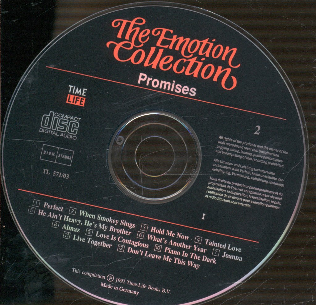 Various Artists - Emotion Collection - Promises - Double Cd