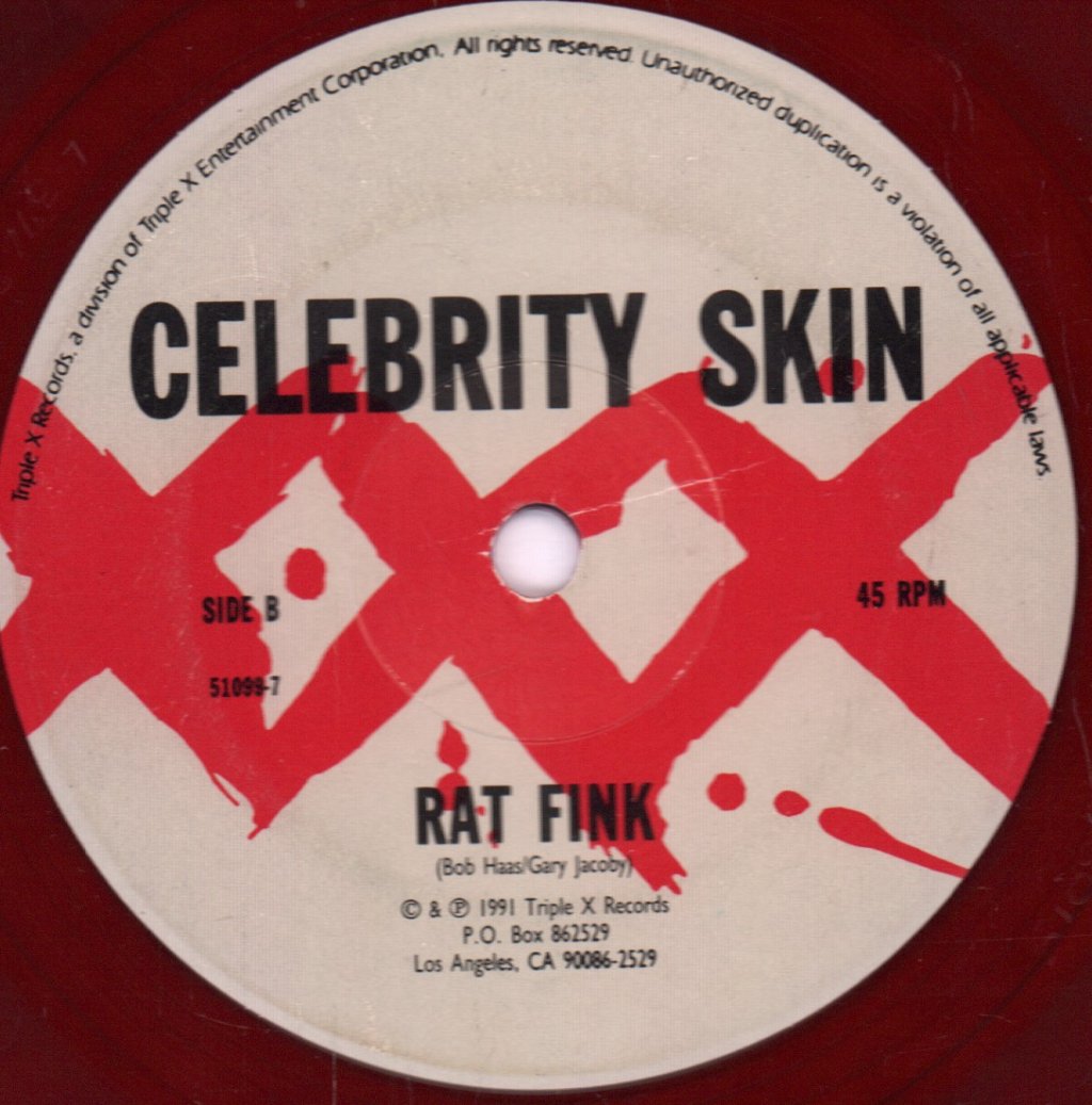 Celebrity Skin - Hello / Rat Fink - 7 Inch