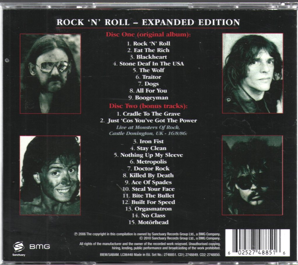 Motorhead - Rock 'N' Roll - Double Cd