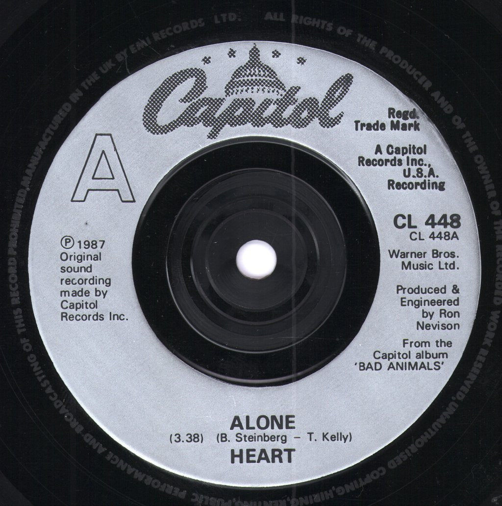 Heart - Alone - 7 Inch