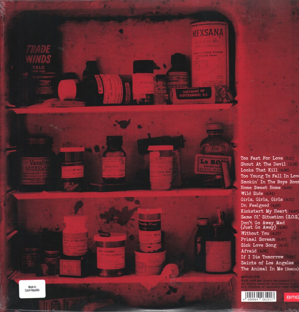 Motley Crue - Greatest Hits - Double Lp