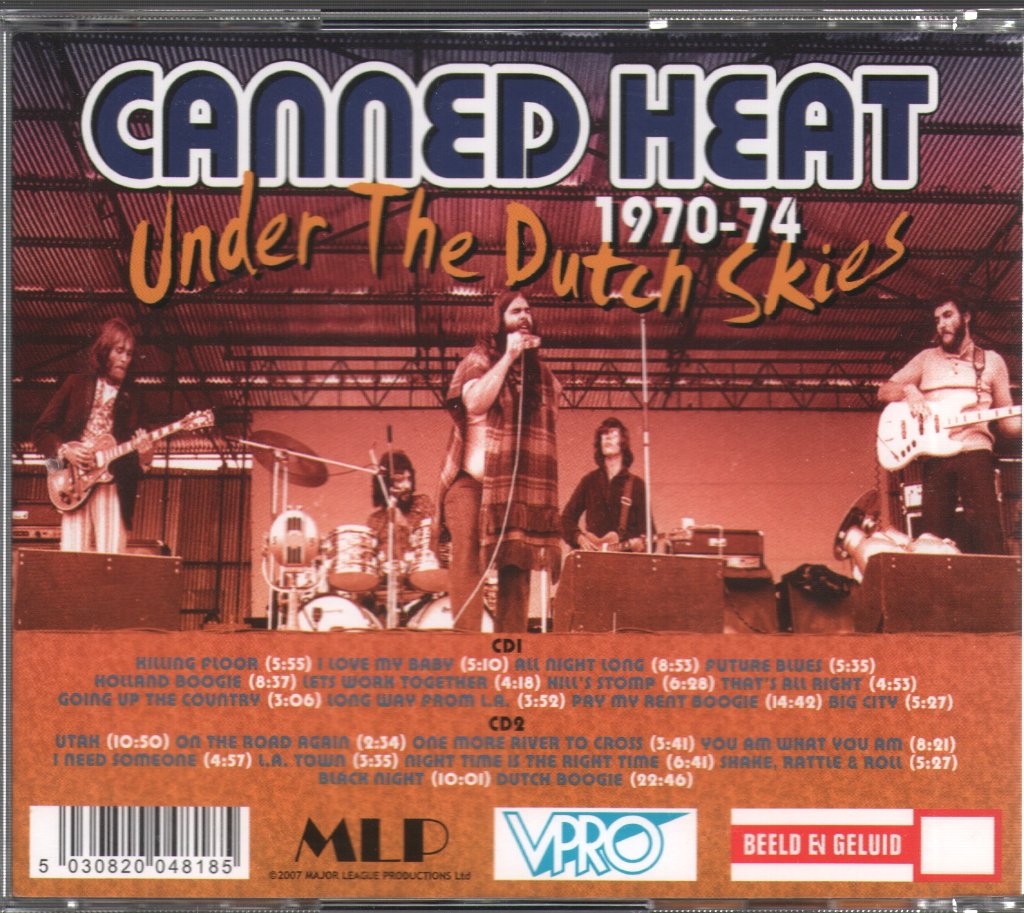 Canned Heat - Under The Dutch Skies 1970-74 - Double Cd
