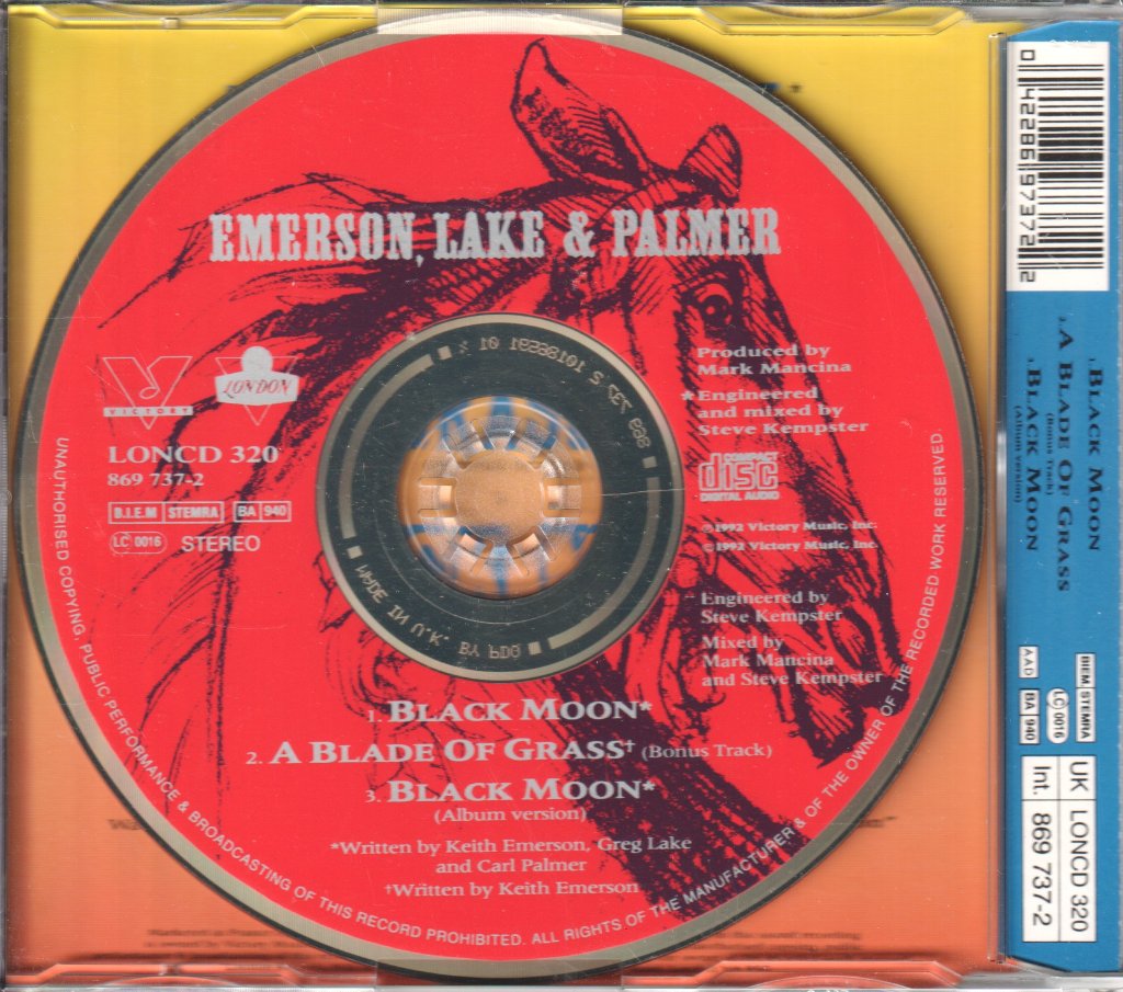 Emerson, Lake & Palmer - Black Moon - Cd