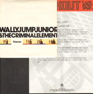 Wally Jump Jr And The Criminal Element - Thieves - 7 Inch