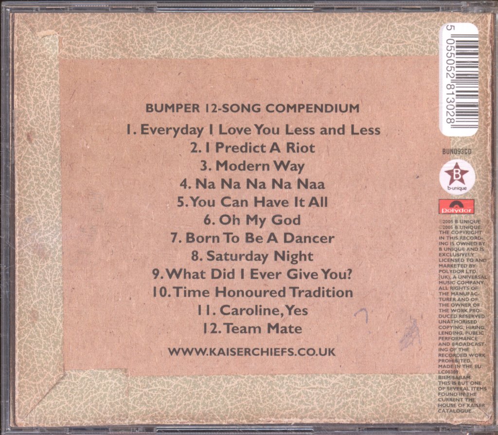 Kaiser Chiefs - Employment - Cd