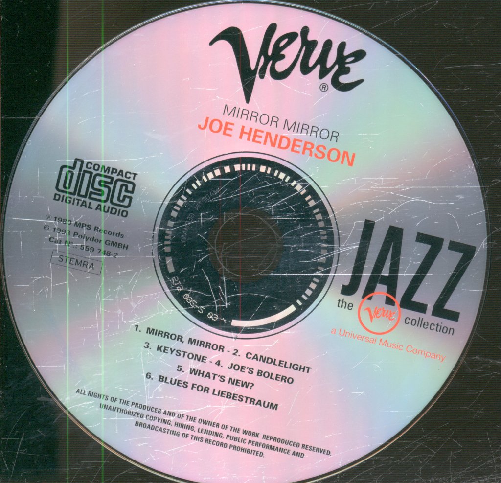 Joe Henderson - Mirror Mirror - Cd