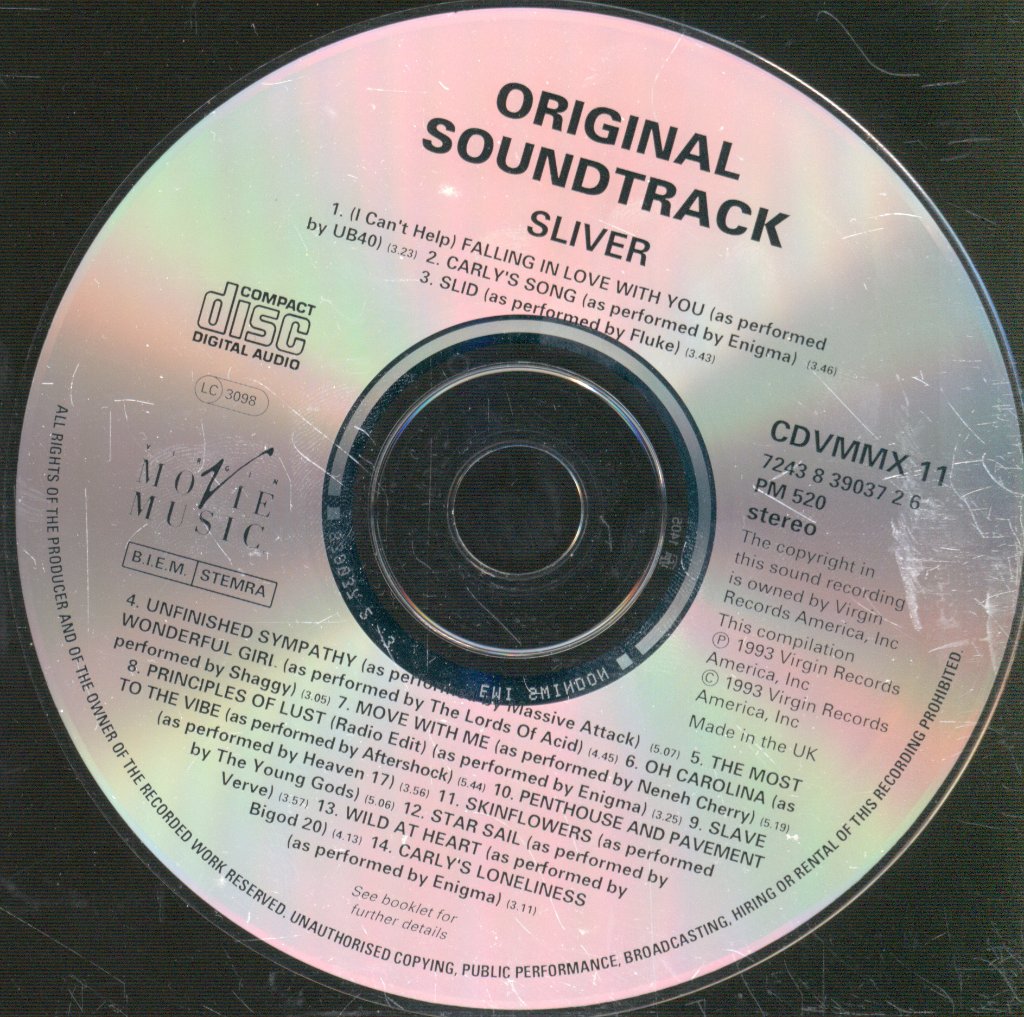 Various Artists - Sliver (Music From The Motion Picture) - Cd