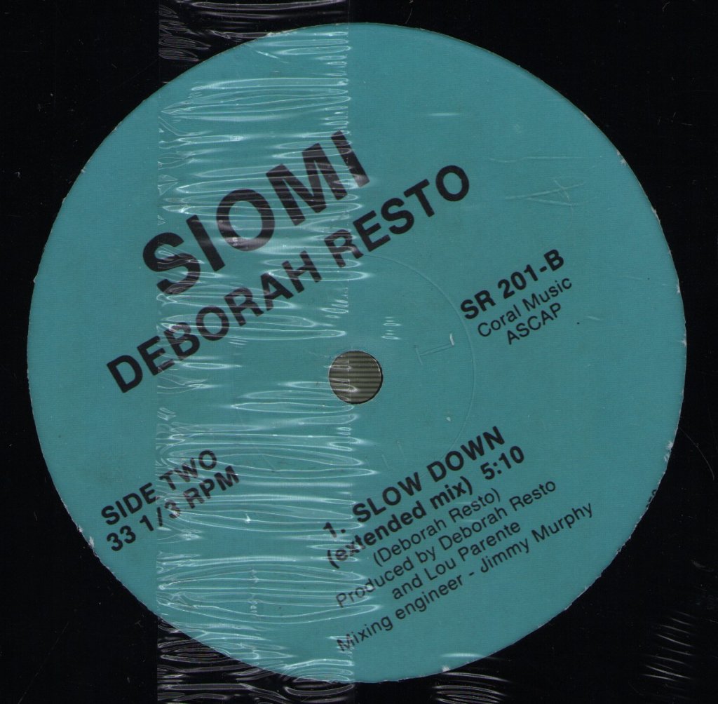 Deborah Resto - Slow Down - 12 Inch