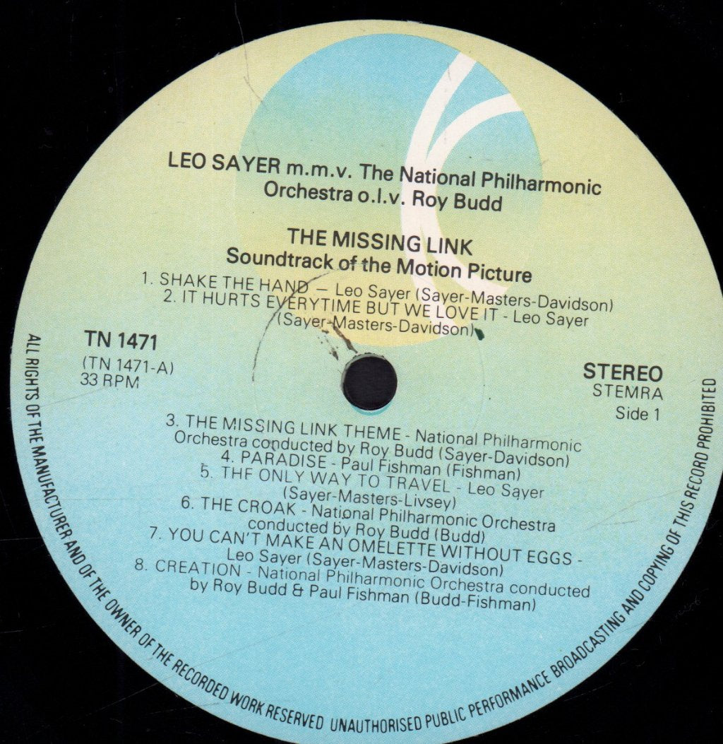 Leo Sayer - Missing Link - Lp