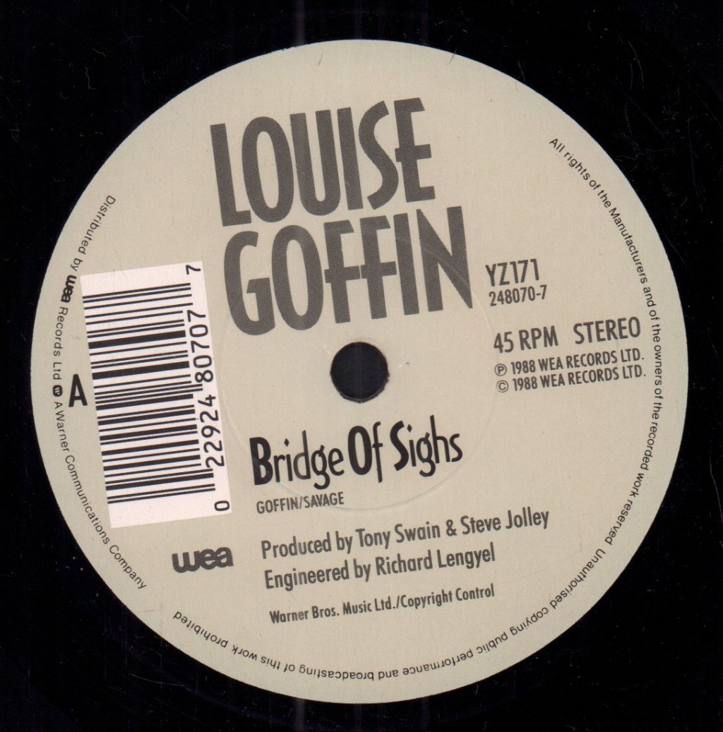 Louise Goffin - Bridge Of Sighs - 7 Inch