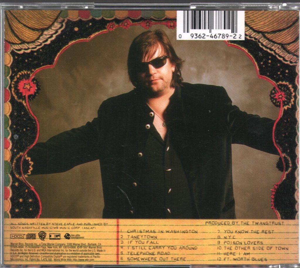 Steve Earle - El Corazón - Cd
