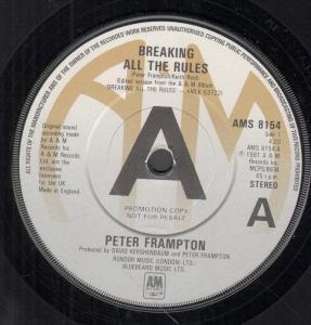 Peter Frampton - Breaking All The Rules - 7 Inch