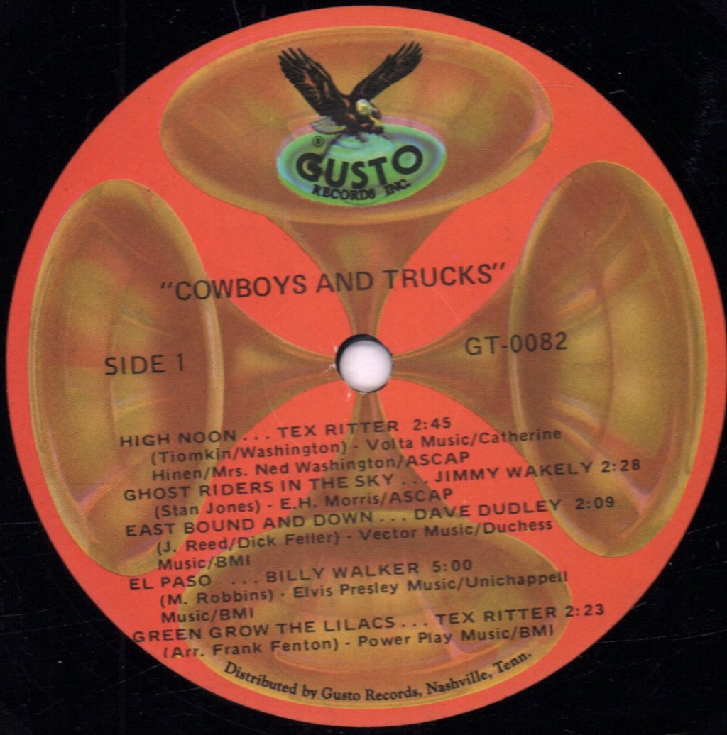 Various Artists - cowboys and trucks Riding Hard - Lp