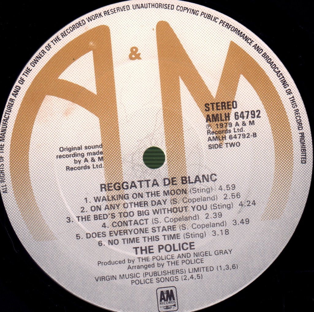 Police - Reggatta De Blanc - Lp