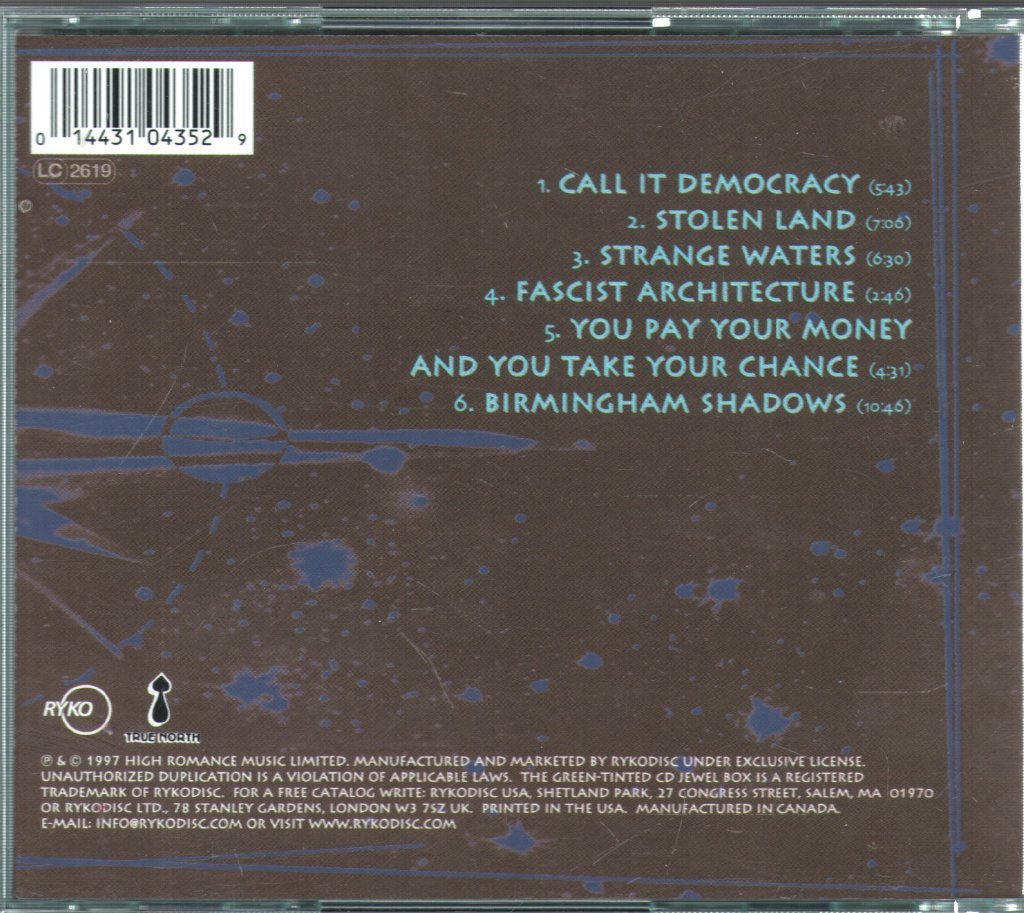Bruce Cockburn - You Pay Your Money And You Take Your Chance... Live - Cd